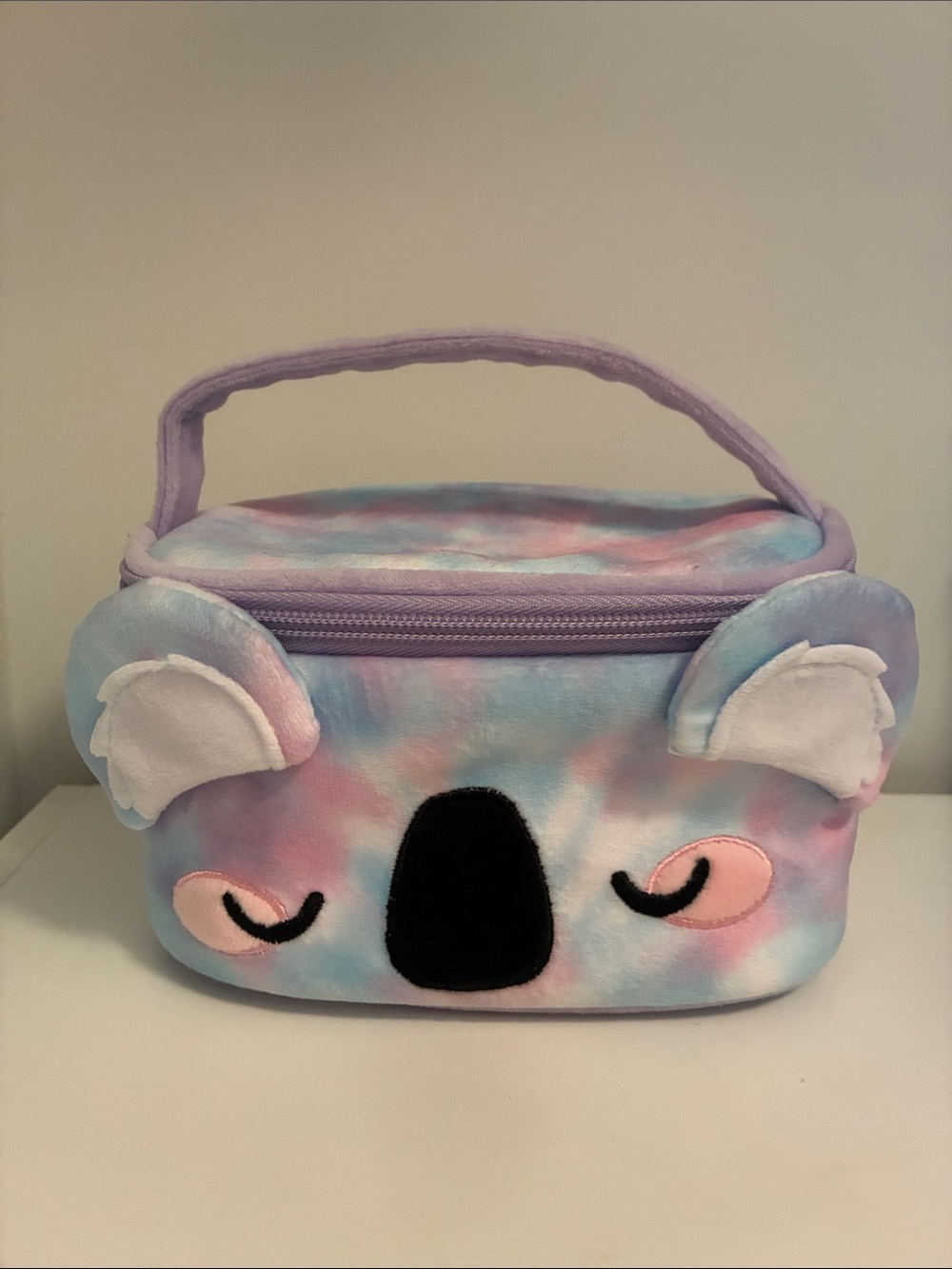 Claire’s Tie-Dye Plush Koala Bag